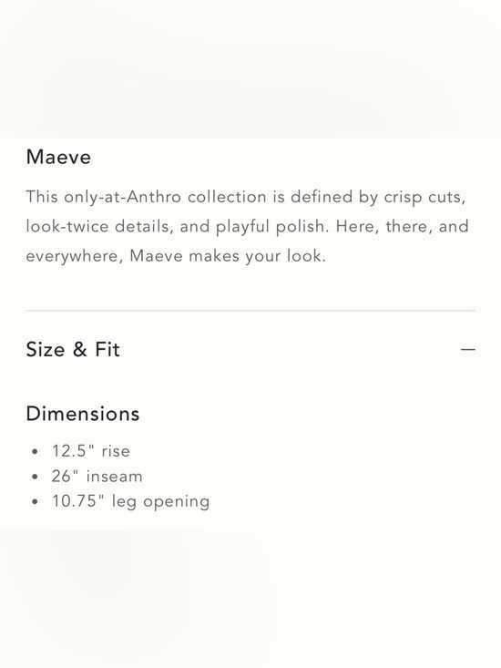 Anthropologie | The Colette Crop Wide-Leg Jeans by Maeve - Picture 8 of 16